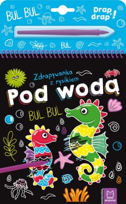 Zdrapywanka z rysikiem Pod wodą Aksjomat kreatywna książeczka dla dzieci 4+