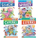 Zestaw Piszę i koloruję literki wyrazy cyferki szlaczki dla przedszkolaka