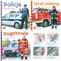 Zestaw Straż pożarna Policja Pogotowie książki kartonowe dla malucha Skrzat