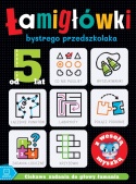 Zestaw łamigłówki krzyżówki zadania labirynty dla przedszkolaka 5+ Aksjomat