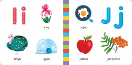 ABC Alfabet malucha Kartonowa Edukacyjna książeczka dla dzieci