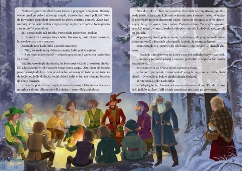 Baśń o dwunastu miesiącach - ilustrowana książka dla dzieci 16 stron GREG Baśń o dwunastu miesiącach - ilustrowana książka dla dzieci 16 stron GREG