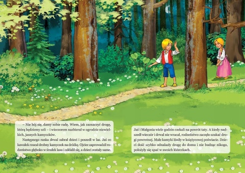 Jaś i Małgosia - ilustrowana baśń, książka dla dzieci 16 stron GREG Jaś i Małgosia - ilustrowana baśń, książka dla dzieci 16 stron GREG
