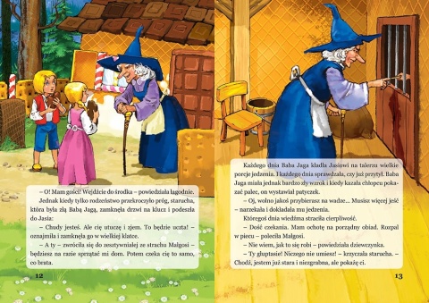 Jaś i Małgosia - ilustrowana baśń, książka dla dzieci 16 stron GREG Jaś i Małgosia - ilustrowana baśń, książka dla dzieci 16 stron GREG