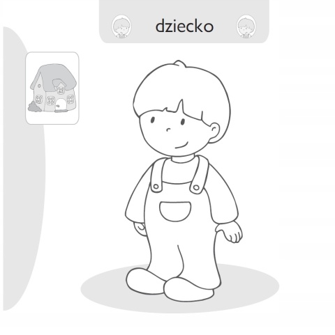 Kolorowanka malowanka dla dzieci Malowanie-doklejanie Domki + Naklejki Kolorowanka malowanka dla dzieci Malowanie-doklejanie Domki + Naklejki