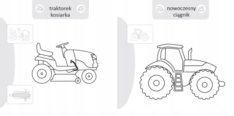 Kolorowanka malowanka dla dzieci Malowanie-doklejanie Na Wsi + Naklejki Kolorowanka malowanka dla dzieci Malowanie-doklejanie Na Wsi + Naklejki