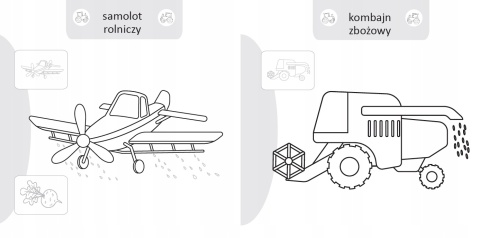 Kolorowanka malowanka dla dzieci Malowanie-doklejanie Na Wsi + Naklejki Kolorowanka malowanka dla dzieci Malowanie-doklejanie Na Wsi + Naklejki