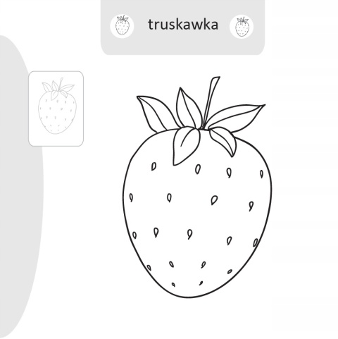 Kolorowanka malowanka dla dzieci Malowanie-doklejanie Owoce + Naklejki Kolorowanka malowanka dla dzieci Malowanie-doklejanie Owoce + Naklejki