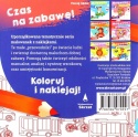 Kolorowanka malowanka dla dzieci Malowanie-doklejanie Pojazdy + Naklejki