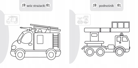 Kolorowanka malowanka dla dzieci Malowanie-doklejanie Pojazdy + Naklejki Kolorowanka malowanka dla dzieci Malowanie-doklejanie Pojazdy + Naklejki
