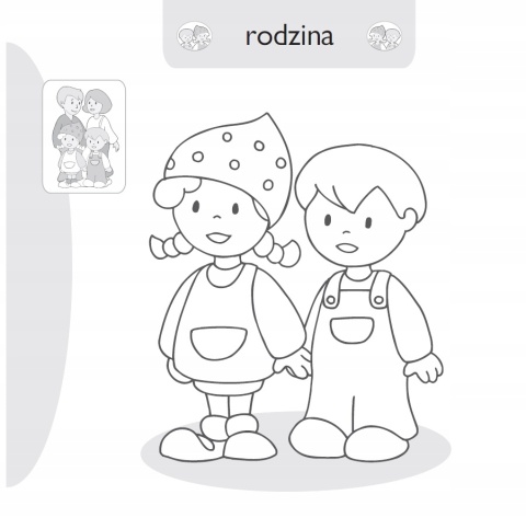 Kolorowanka malowanka dla dzieci Malowanie-doklejanie Rodzinki + Naklejki Kolorowanka malowanka dla dzieci Malowanie-doklejanie Rodzinki + Naklejki