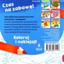 Kolorowanka malowanka dla dzieci Malowanie-doklejanie W morzu + Naklejki