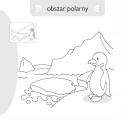 Kolorowanka malowanka dla dzieci Malowanie-doklejanie Zwierzęta + Naklejki