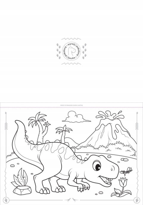 Koloruję dinozaury i smoki Kolorowanka Malowanka książeczka dla dzieci Koloruję dinozaury i smoki Kolorowanka Malowanka książeczka dla dzieci
