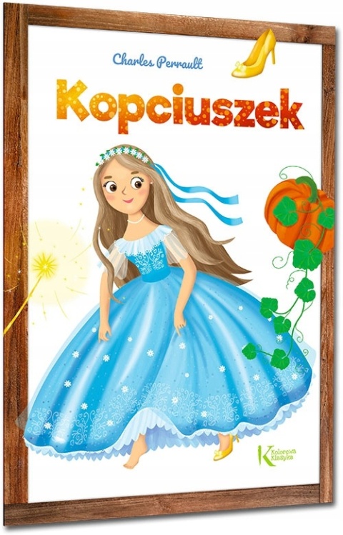 Kopciuszek ilustrowana baśń - książka dla dzieci czytanka 16 stron GREG
