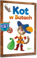 Kot w Butach - kolorowa ilustrowana baśń książka dla dzieci 16 stron GREG