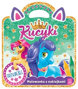 Kucyki Malowanka z naklejkami Przyjaciele Kolorowanka dla Dzieci Naklejki