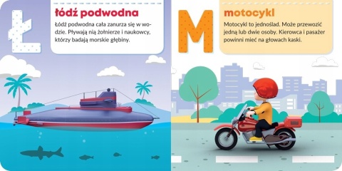 Pojazdy od A do Z Edukacyjna Książeczka Kartonowa dla dzieci Pojazdy od A do Z Edukacyjna Książeczka Kartonowa dla dzieci