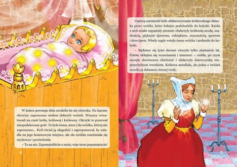 Śpiąca Królewna - barwna ilustrowana baśń, książka dla dzieci 16 stron GREG Śpiąca Królewna - barwna ilustrowana baśń, książka dla dzieci 16 stron GREG