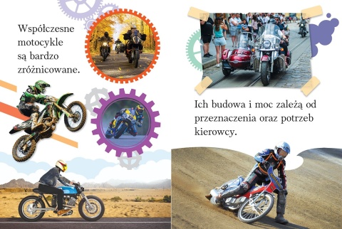 Wyrazy i zdania do nauki czytania Duże litery Motocykle Ciekawostki Wyrazy i zdania do nauki czytania Duże litery Motocykle Ciekawostki