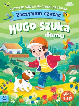 Zaczynam czytać Duże litery Pierwsze zdania do nauki czytania Hugo