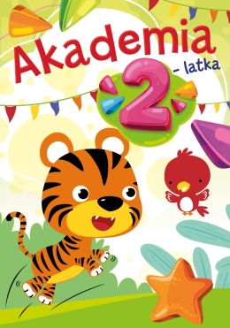 Akademia 2-latka zadania kolorowanka malowanka książka dla dzieci
