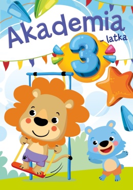 Akademia 3-latka zadania kolorowanka malowanka książka dla dzieci