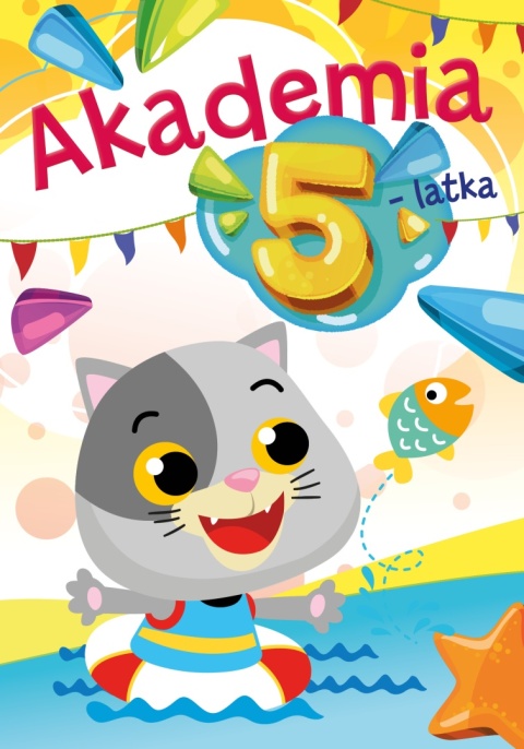 Akademia 5-latka zadania kolorowanka malowanka książka dla dzieci Akademia 5-latka zadania kolorowanka malowanka książka dla dzieci