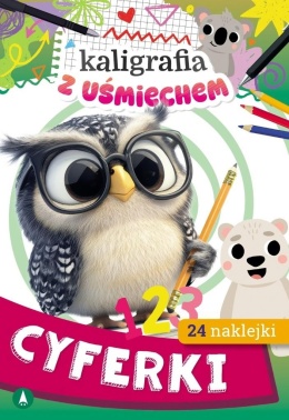 Kaligrafia z uśmiechem Cyferki książkaa dla dzieci nauka cyfr