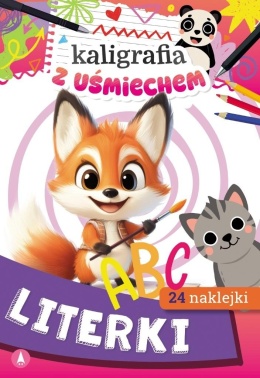 Kaligrafia z uśmiechem Literki książeczka książkaa dla dzieci do nauki