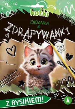 Kotki Zadanka & zdrapywanki Zadania i ćwiczenia dla dzieci zdrapki