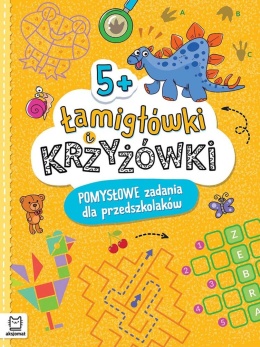 Łamigłówki i krzyżówki Labirynty Pomysłowe zadania dla dzieci 5+