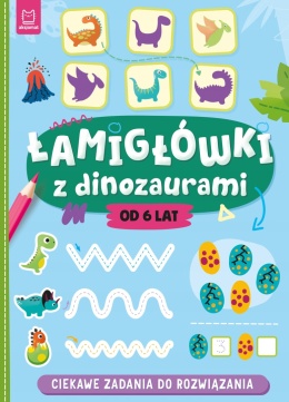 Łamigłówki z dinozaurami Ciekawe zadania do rozwiązania Labirynty