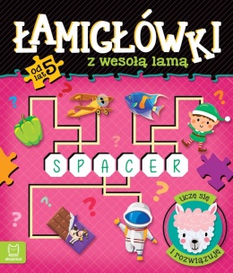 Łamigłówki z wesołą lamą zadania Rysuję, rozwiązuję, uczę się. Od 5 lat