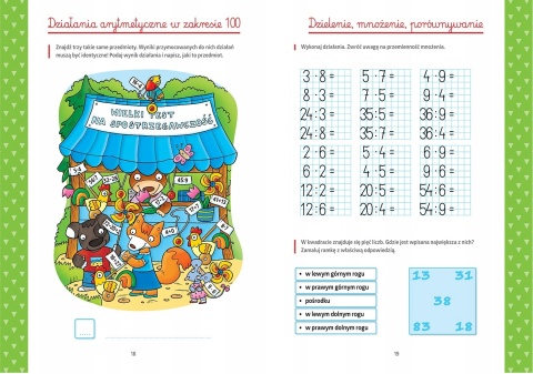 Matematyka ze smokami Klasa 3 Działania łamigłówki komiks książka Matematyka ze smokami Klasa 3 Działania łamigłówki komiks książka