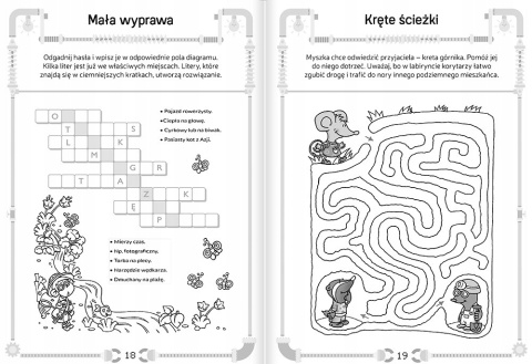 Myślę i rozwiązuję Wielka księga zadań Krzyżówki Łamigłówki Labirynty 6-8 Myślę i rozwiązuję Wielka księga zadań Krzyżówki Łamigłówki Labirynty 6-8