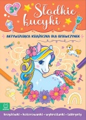 Słodkie kucyki Aktywizująca książeczka dla dziewczynek Krzyżówki Łamigłówki