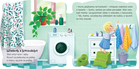 Staś dba o porządek Emocje małego dziecka Książeczka kartonowa dla dzieci Staś dba o porządek Emocje małego dziecka Książeczka kartonowa dla dzieci