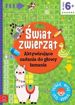 Świat zwierząt Aktywizujące zadania do głowy łamania Poznaję liczę koduję