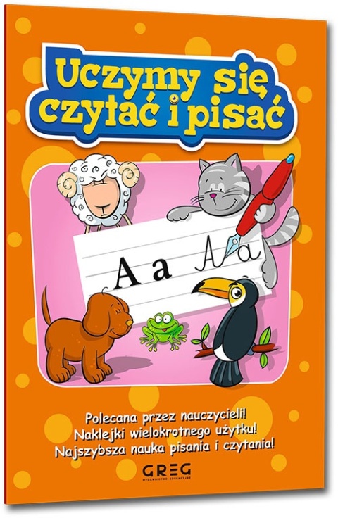 Uczymy się Czytać i Pisać + Naklejki Zadania Labirynty Rebusy Zagadki