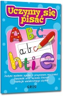 Uczymy się Pisać Książka z Naklejkami Zadania dla Dzieci Nauka Pisania