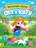 Zaczynam czytać Duże litery Pierwsze zdania do nauki czytania Ola i koty