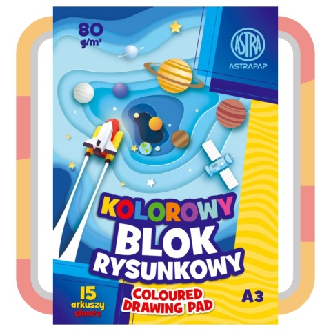 Blok rysunkowy A3 Astra Blok rysunkowy A3 Astra