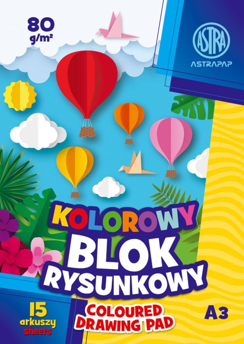 Blok rysunkowy A3 Astra Blok rysunkowy A3 Astra