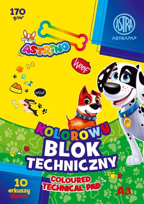 Blok techniczny A3 Astra Blok techniczny A3 Astra