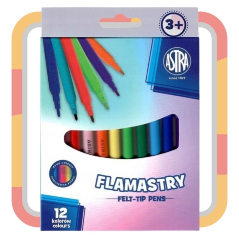 Flamastry Astra 12 szt. Flamastry Astra 12 szt.
