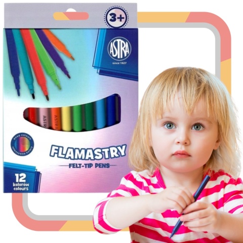 Flamastry Astra 12 szt. Flamastry Astra 12 szt.