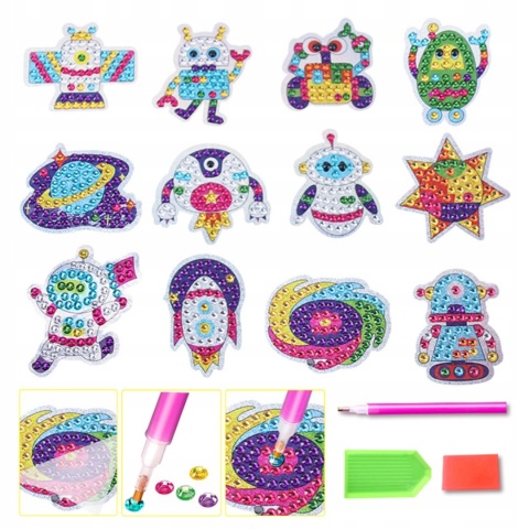 HAFT DIAMENTOWY MALOWANIE DIAMENTAMI MOZAIKA 5D DIY DLA DZIECI HAFT DIAMENTOWY MALOWANIE DIAMENTAMI MOZAIKA 5D DIY DLA DZIECI