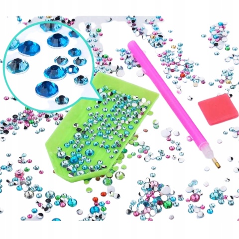 HAFT DIAMENTOWY MALOWANIE DIAMENTAMI MOZAIKA 5D DIY DLA DZIECI HAFT DIAMENTOWY MALOWANIE DIAMENTAMI MOZAIKA 5D DIY DLA DZIECI
