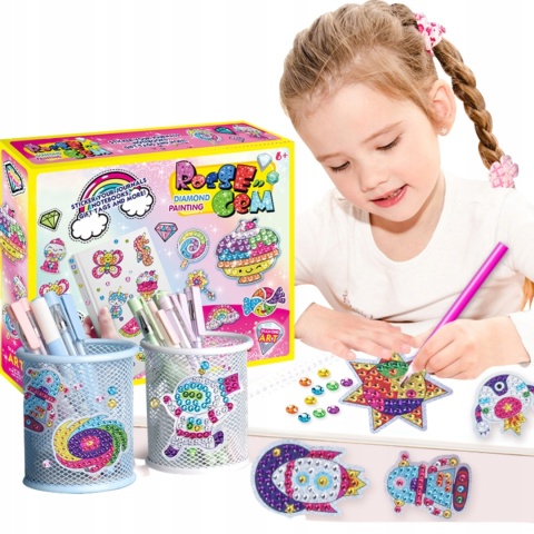 HAFT DIAMENTOWY MALOWANIE DIAMENTAMI MOZAIKA 5D DIY DLA DZIECI HAFT DIAMENTOWY MALOWANIE DIAMENTAMI MOZAIKA 5D DIY DLA DZIECI
